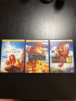 El Rey León La Trilogía DVD Colección