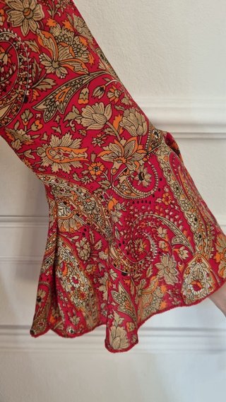 Vestido seda boho talla