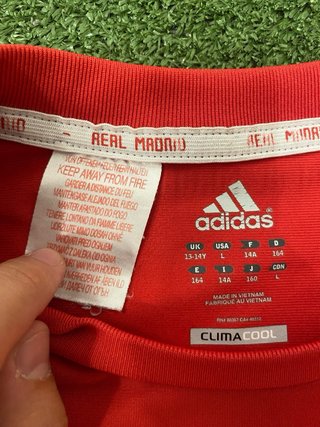 Camiseta Real Madrid Roja Adidas Talla XL