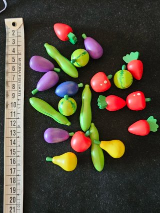 Frutas y Verduras Madera juguete cocina