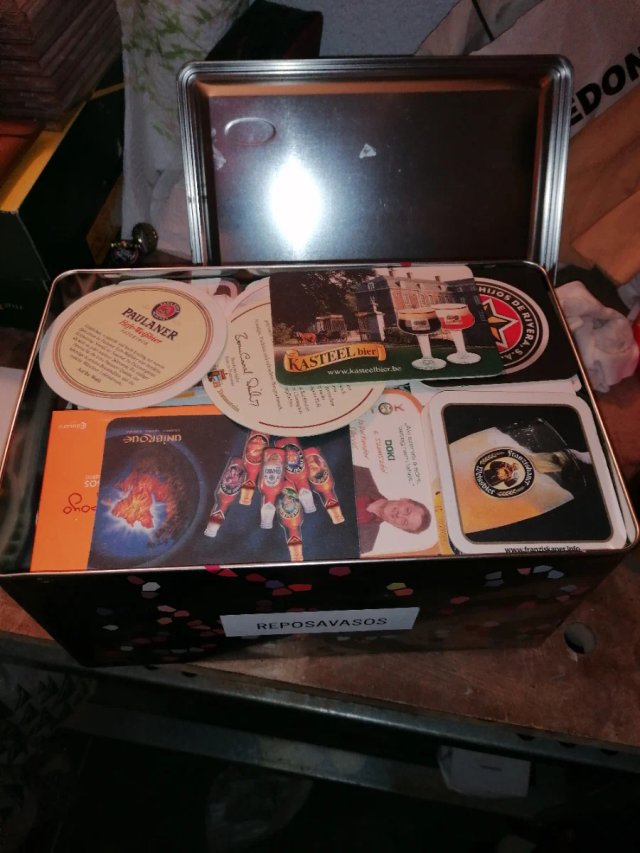 Colección de posavasos de cerveza