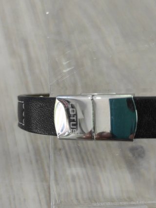 Pulsera Lotus Negra y Plateada