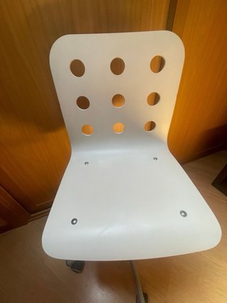 Silla de escritorio IKEA Jules blanca