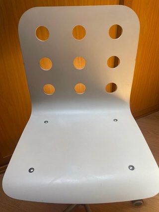 Silla de escritorio IKEA Jules blanca