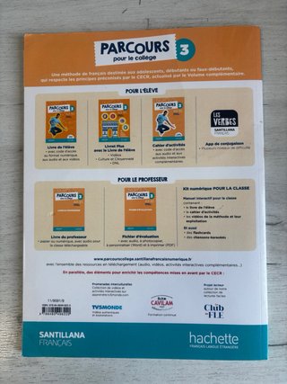 Libros Parcous pour le collége 3 Pack