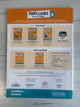 Libros Parcous pour le collége 3 Pack