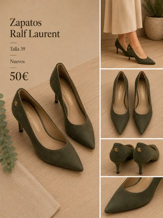 Zapatos de tacón Ralph Lauren talla 39