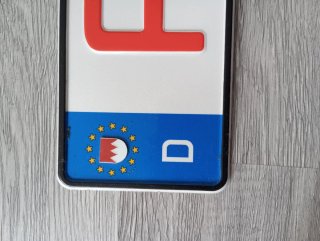 Targa auto tedesca Franken