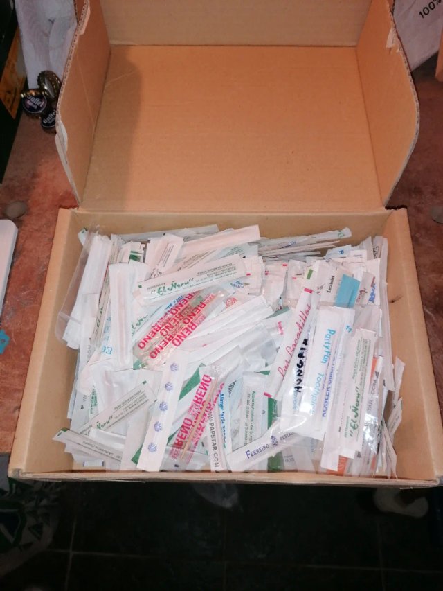 Colección de palillos de dientes