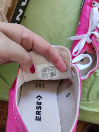 Converse rosas bajas
