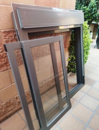 Ventanas de aluminio 2 unidades