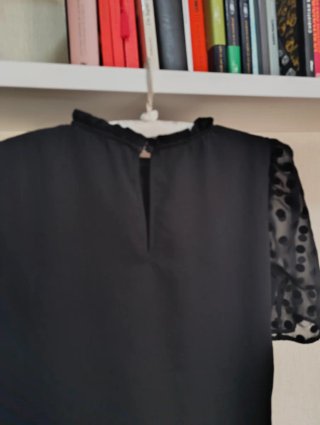 Blusa negra elegante talla S
