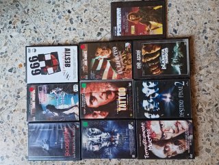 Lote Películas DVD Terror y Acción, originales