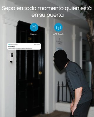 Videoportero WiFi ieGeek 3MP 180° [PRECINTADO]