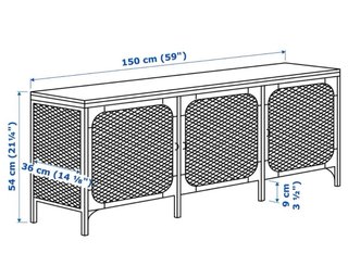Conjunto comedor IKEA FJALLBO - Mueble TV/Estantes