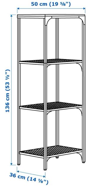 Conjunto comedor IKEA FJALLBO - Mueble TV/Estantes