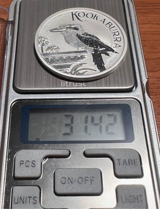Moneda (onza) de plata Kookaburra 2022 (Australia)