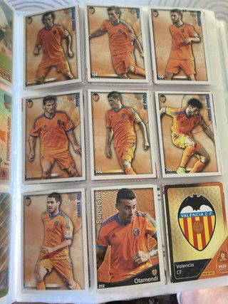 Cromos Valencia CF - Lucas Orban, Piatti, Gomes