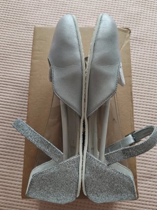 Sandalias Navega Barefoot Talla 37 Plata