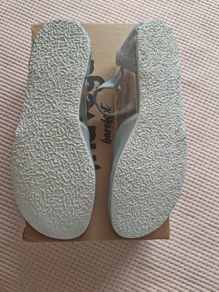 Sandalias Navega Barefoot Talla 37 Plata