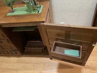 Mueble/armario máquina coser Refrey plegable