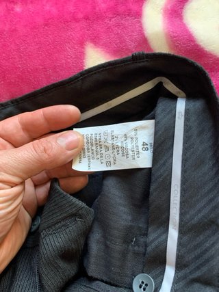 Pantalón de pinzas negro