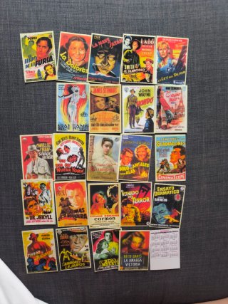 70 Calendarios de bolsillo cine