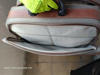 Maleta Samsonite Beige y Marrón