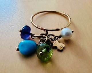 Anillo Tous Oro 750 con Gemas