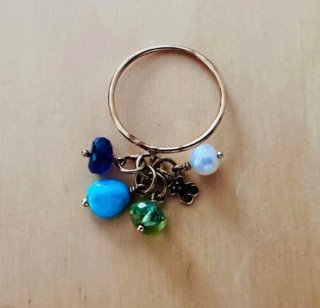 Anillo Tous Oro 750 con Gemas