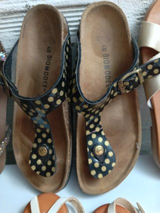 Sandali donna n.40 oro e argento