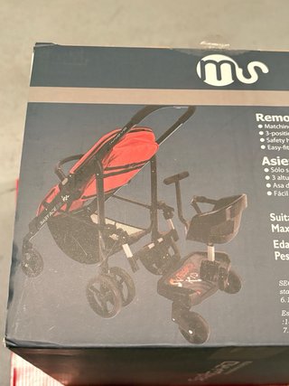 Patinete para carrito de bebé con asiento