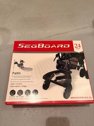 Patinete para carrito de bebé con asiento