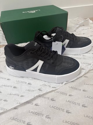 Zapatillas Lacoste Negras y Blancas