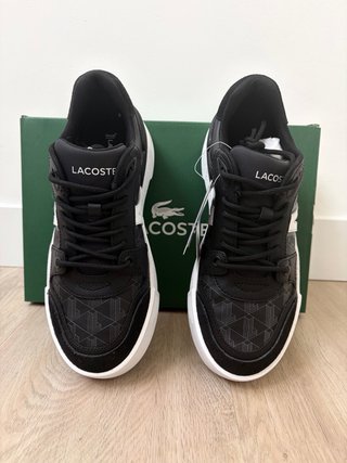 Zapatillas Lacoste Negras y Blancas
