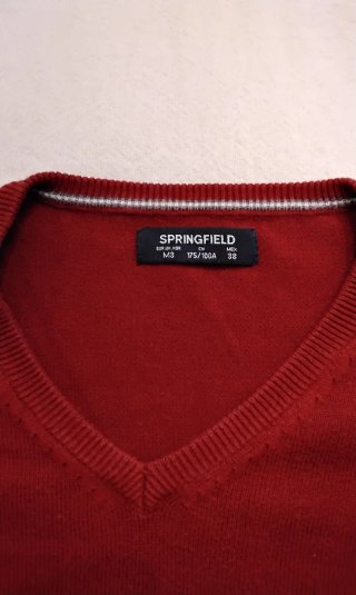 Jersey Springfield Hombre Talla M Rojo
