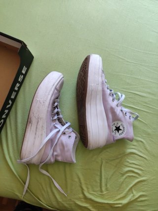 Converse Lila Plataforma