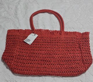 Bolso de playa H&M rojo A estrenar! Con etiqueta.