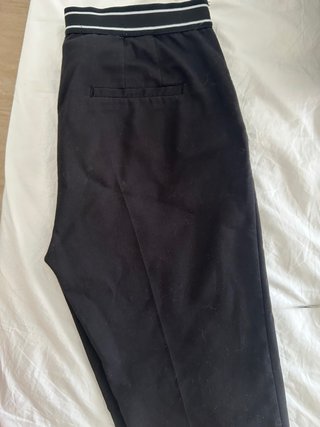 Pantalón vestir negro Zara