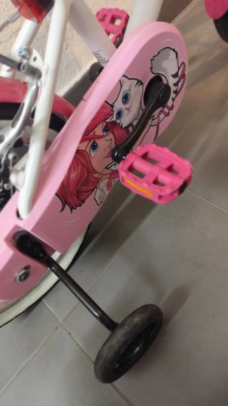 Bicicleta niña Decathlon rosa
