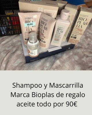 Shampoo y Mascarilla Bioplas + Aceite