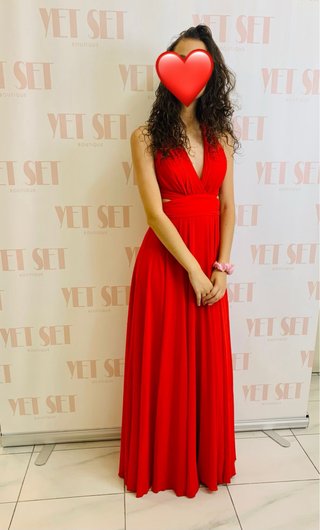 Vestido rojo fiesta/graduación Talla 36