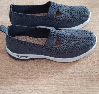Zapatos sin cordones grises mujer talla 39
