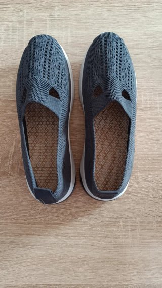 Zapatos sin cordones grises mujer talla 39