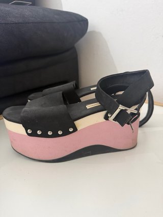 Tacones Plataforma Zara Tacon Grueso