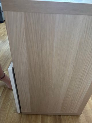 Mueble TV beige y marrón