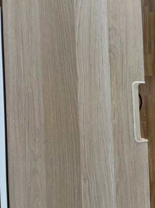 Mueble TV beige y marrón