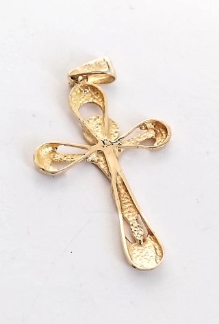 Cruz de oro 18k 1.2gr