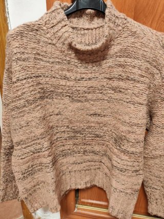Jersey cuello alto mujer talla L