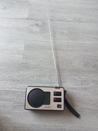 Radio Philips Vintage Nera